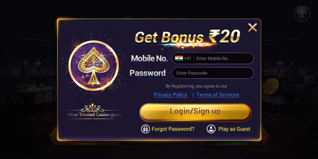 How To Create Account In Happy Ace Casino App